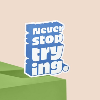 3"x3" Die Cut Custom Stickers